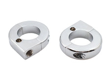 Charger l'image dans la galerie, Chrome Universal Mount Clamp Set 1-1/8 inch