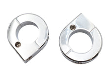 Charger l'image dans la galerie, Chrome Universal Mount Clamp Set 1-1/8 inch