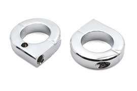 Chrome 1-1/4 inch Universal Mount Clamp Set