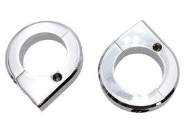 Chrome Universal Mount Clamp Set 1-3/8 inch