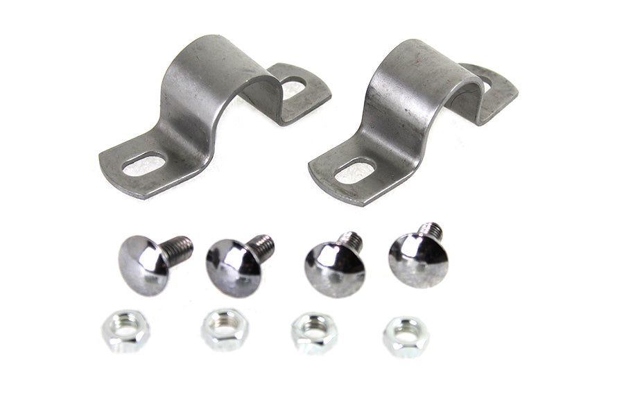 Rear Fender Mount U-Clamps Raw