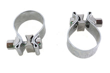 Charger l'image dans la galerie, Chrome 1-7/8 inch Muffler End Clamp Set