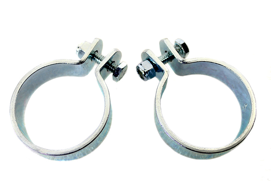 Zinc 1-7/8 inch Muffler Clamp Set