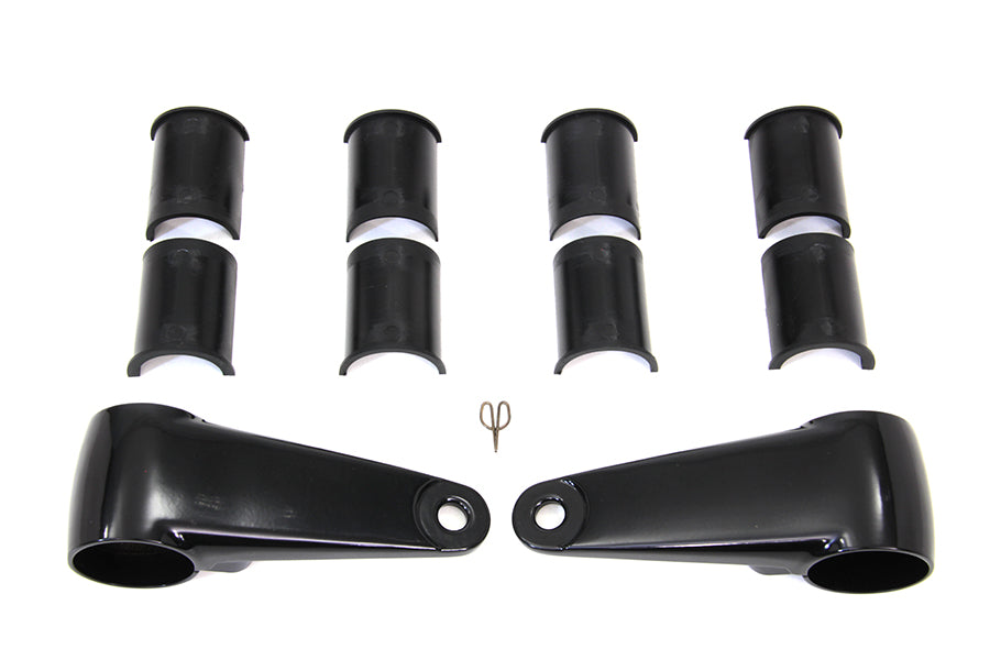 Side Mount Headlamp Bracket Kit Black