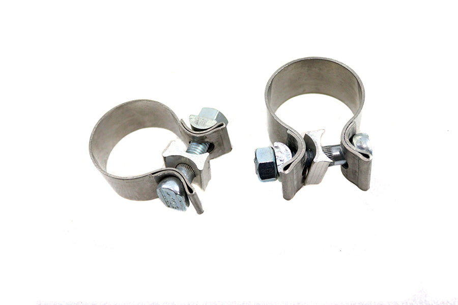 1-7/8 inch Muffler End Clamp Set Stainless Steel