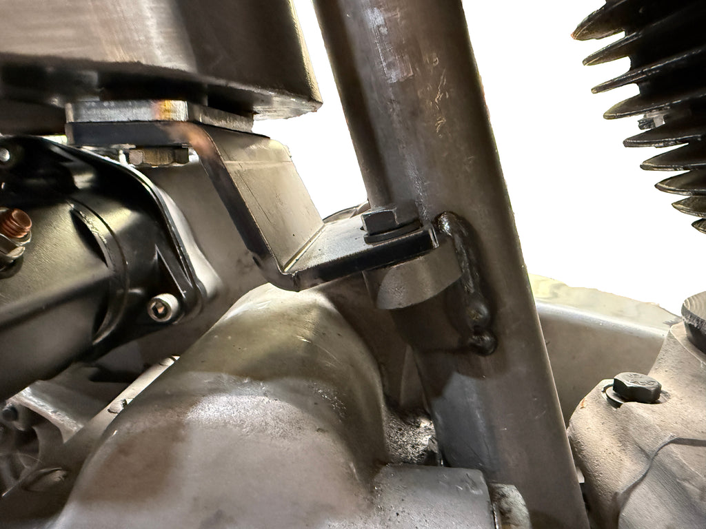 Front Oil Tank Mount Bracket Black