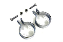 Charger l'image dans la galerie, Chrome 1-7/8 inch Muffler End Clamp Set