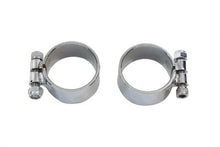 Charger l'image dans la galerie, Chrome Allen Type Exhaust Clamp Set Extra Wide