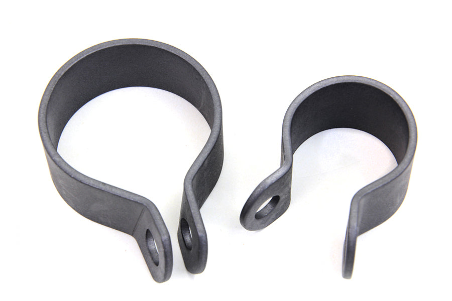 Front Exhaust Parkerized Clamp Set