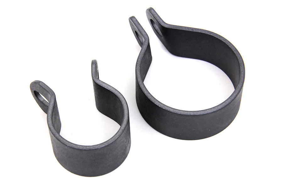 Front Exhaust Parkerized Clamp Set