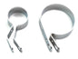 Chrome Muffler Clamp Set