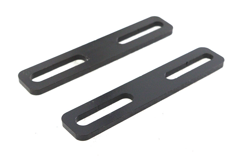 Black 5 inch Exhaust Bracket Set