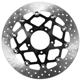 Brembo Serie Oro front floating brake rotor with ventilated disc and mounting hub, designed for high-performance braking.