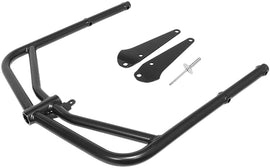 SP1 bumper and receiver hitch body part, with a sturdy metal construction and mounting points for vehicle attachment.