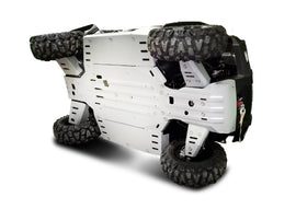 RIVAL POWERSPORTS USA alloy central skid plate guard for off-road vehicles, designed to protect the underside.