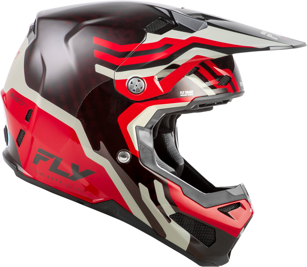 Formula S Carbon Byte Helmet Red Carbon/Red/Grey Md