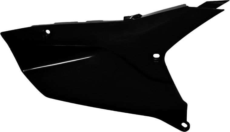 Black Polisport Plastics side panels for Yamaha YZ 64-849853 motorcycle body parts, shown on the product image.