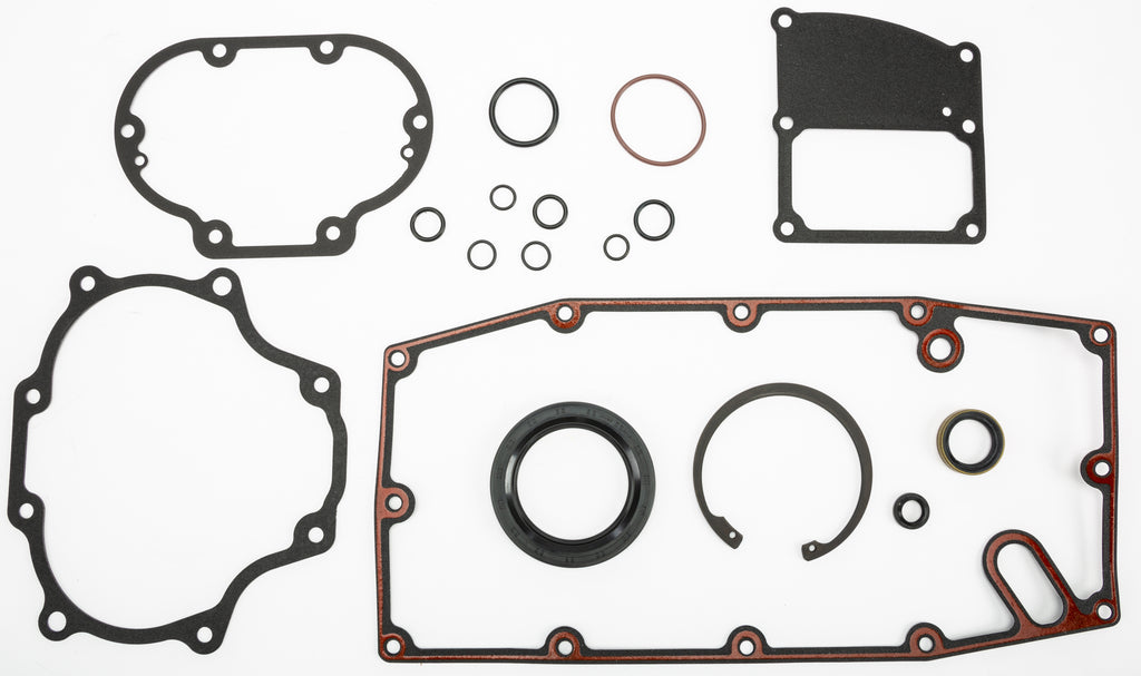 James Gasket transmission gasket kit 33031-17 with various seals and gaskets for automotive repair, shown in the image.