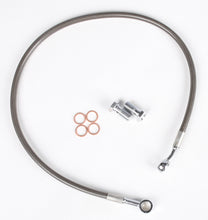 Load image into Gallery viewer, Streamline rear Honda brake line in smoke color, designed for reliable braking performance on Honda vehicles.