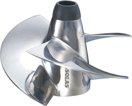 Solas Drive Impeller Concord S-D Sr-Cd-11/19 20-1402, boat engine part, with metal blades and black housing.