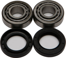 Load image into Gallery viewer, All Balls front wheel bearing kit 22-51001 with bearings and components for motorcycle wheel maintenance.