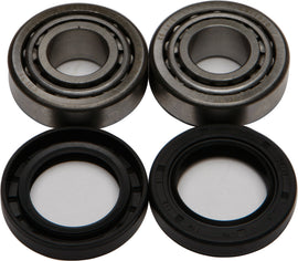 All Balls front wheel bearing kit 22-51001 with metal bearings and seals, designed for motorcycle wheel assembly.