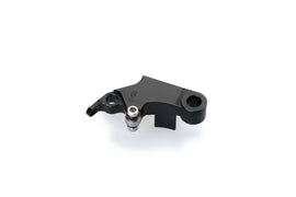 Black PUIG lever adapter clutch for motorcycle, showing the sleek lever with mounting components for easy installation.