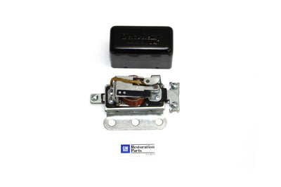 Black Replica 3-Brush Delco Remy Relay