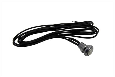 Mini Chrome Push Button Two-Wire Switch