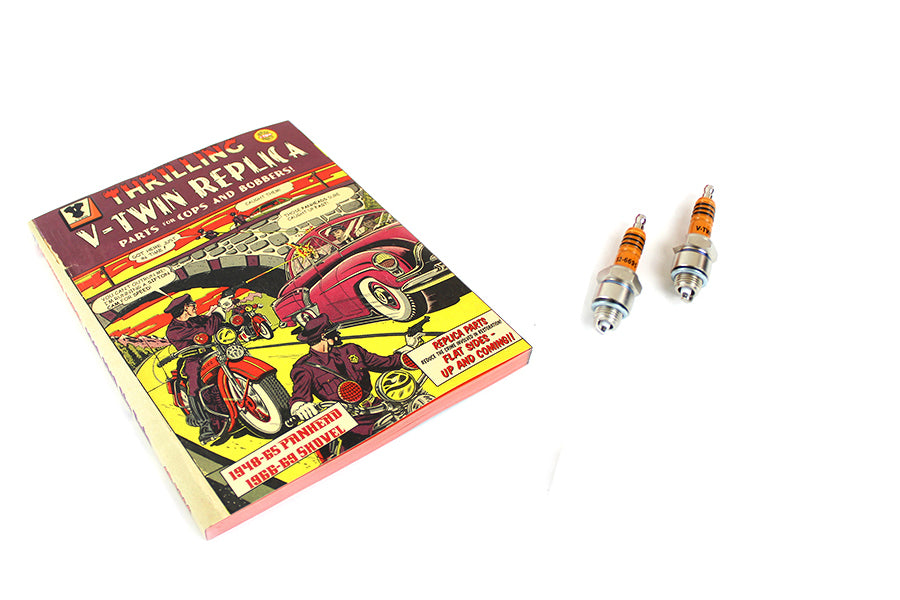 Panhead Spark Plug Set and Book Kit