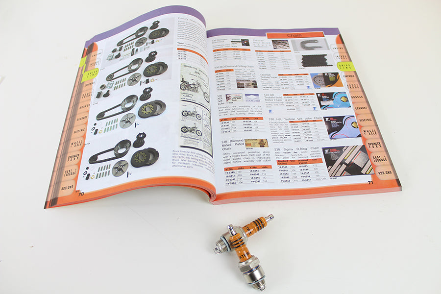 Panhead Spark Plug Set and Book Kit
