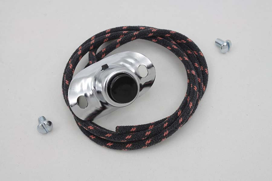 Replica Horn Switch Button Chrome