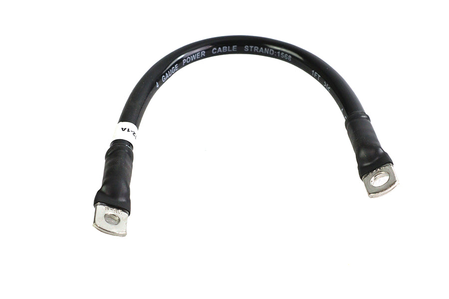 Black 12 inch Flexible Battery Cable