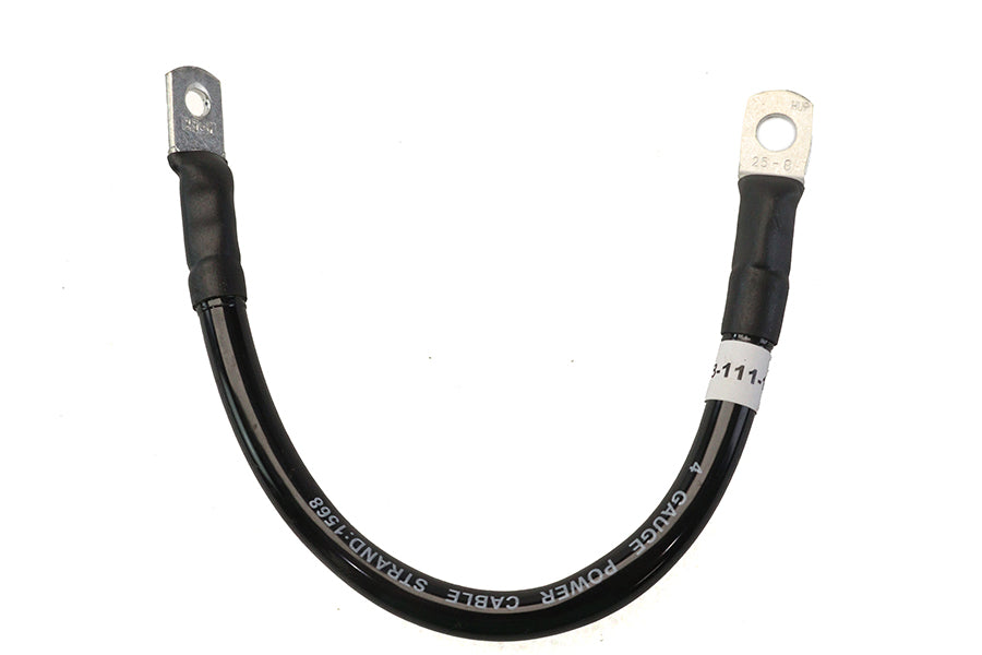 Black 11 inch Flexible Battery Cable