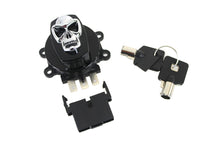 Charger l'image dans la galerie, Black Ignition Switch with Chrome Skull