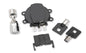 Side Hinge Ignition Switch Black with Fork Lock
