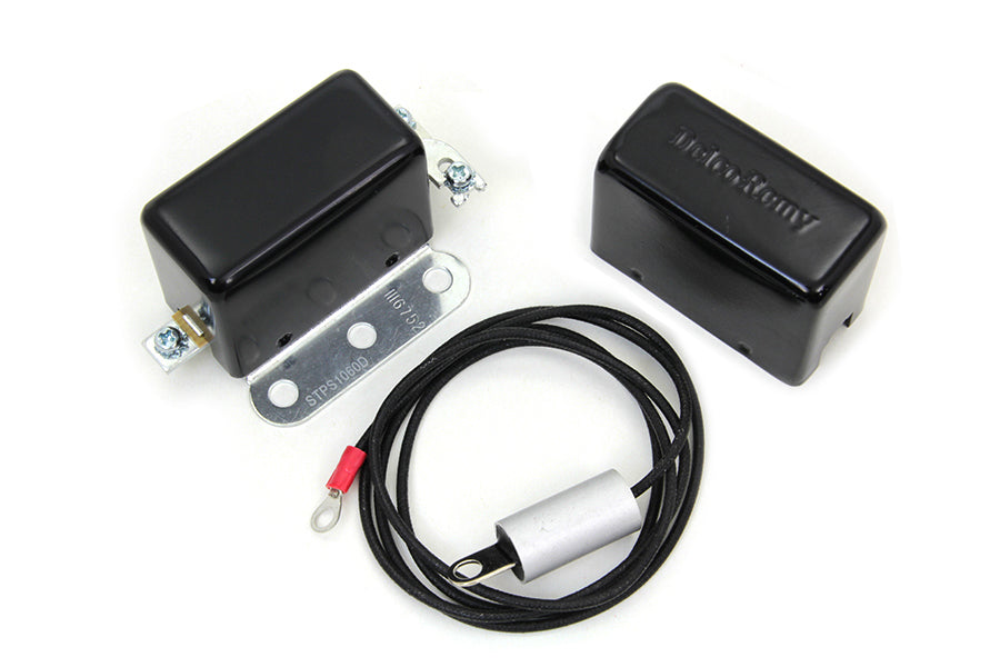 Solid State 6 Volt Relay with Black Cover