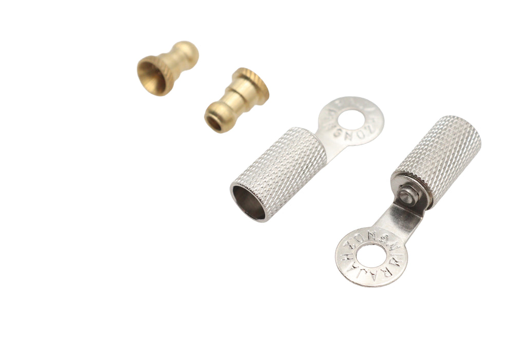 Rajah Spark Plug Ends with Brass Nuts