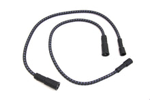 Charger l'image dans la galerie, Sumax Black with Blue Tracer 7mm Spark Plug Wire Set