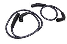 Charger l'image dans la galerie, Sumax Black with Blue Tracer 7mm Spark Plug Wire Set