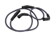 Charger l'image dans la galerie, Sumax Black with Blue Tracer 7mm Spark Plug Wire Set