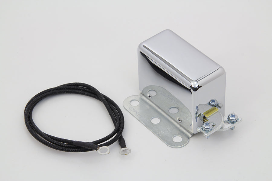 Chrome Look-A-Like 12 Volt 2-Brush Relay