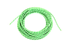 Charger l'image dans la galerie, Green 25' Cloth Covered Wire