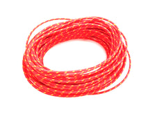 Charger l'image dans la galerie, Red with Yellow Dot 25' Braided Wire