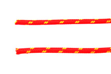 Charger l'image dans la galerie, Red with Yellow Dot 25' Braided Wire
