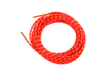 Charger l'image dans la galerie, Red with Yellow Dot 25' Braided Wire