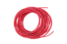 Charger l'image dans la galerie, Red with Blue Dot 25' Braided Wire