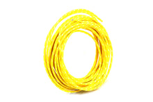 Charger l'image dans la galerie, Yellow with White Dot 25' Braided Wire