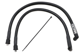 Ultima 8mm FLH Spark Plug Wire Set Black