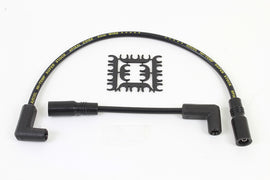 Accel 8mm S/S Spiral Core Ignition Wire Set Black